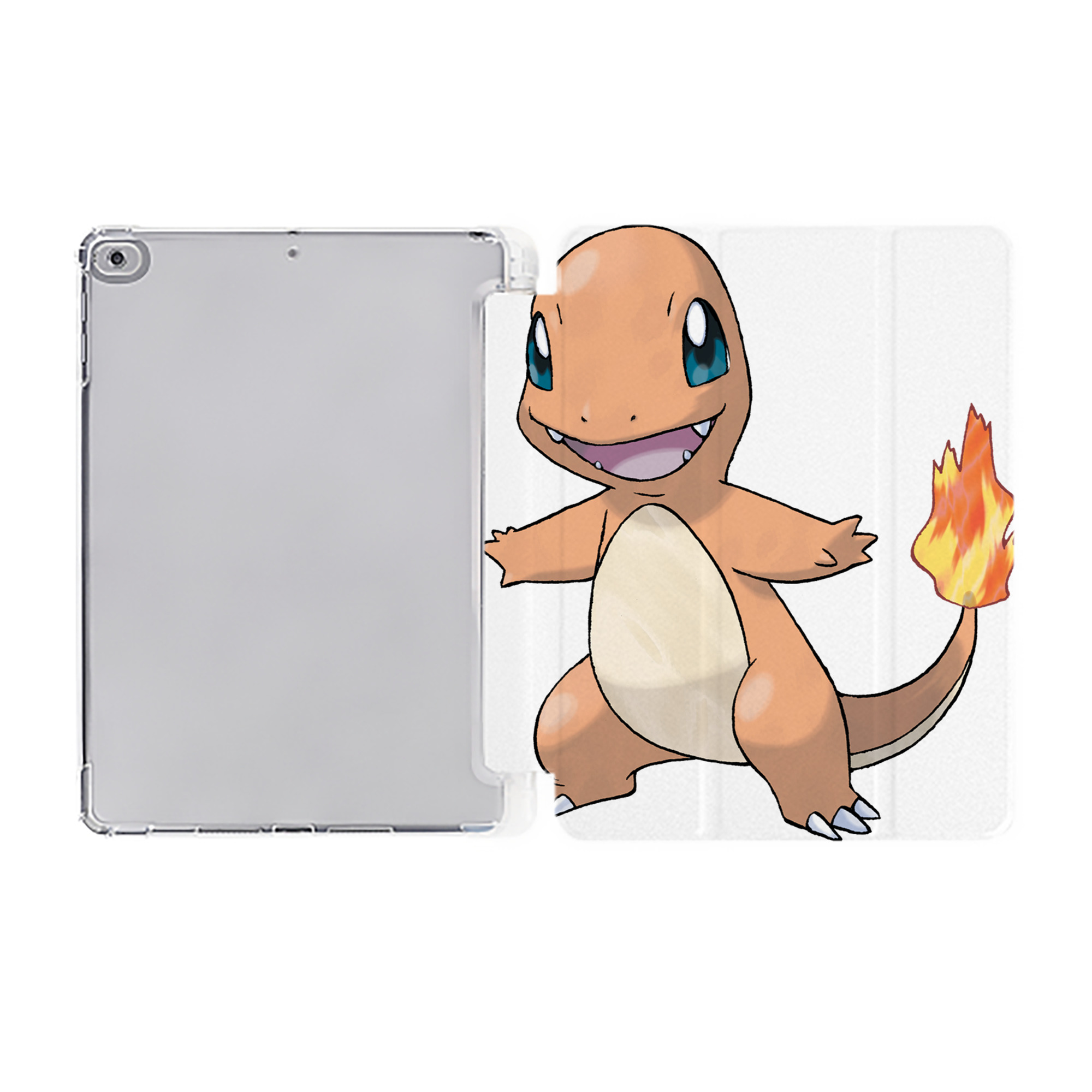 （画像用） ポケットモンスター Pokémon IPad ケース ペン収納付き 三つ折りスタンド PUレザー×シリコン 対応機種9.5/10.5/10.9インチ